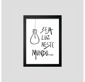 QUADRO: Seja Luz